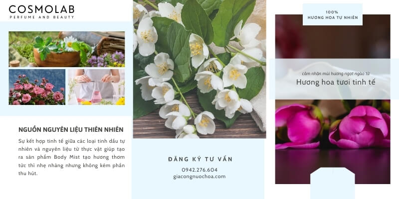gia công sản xuất body mist thương hiệu riêng